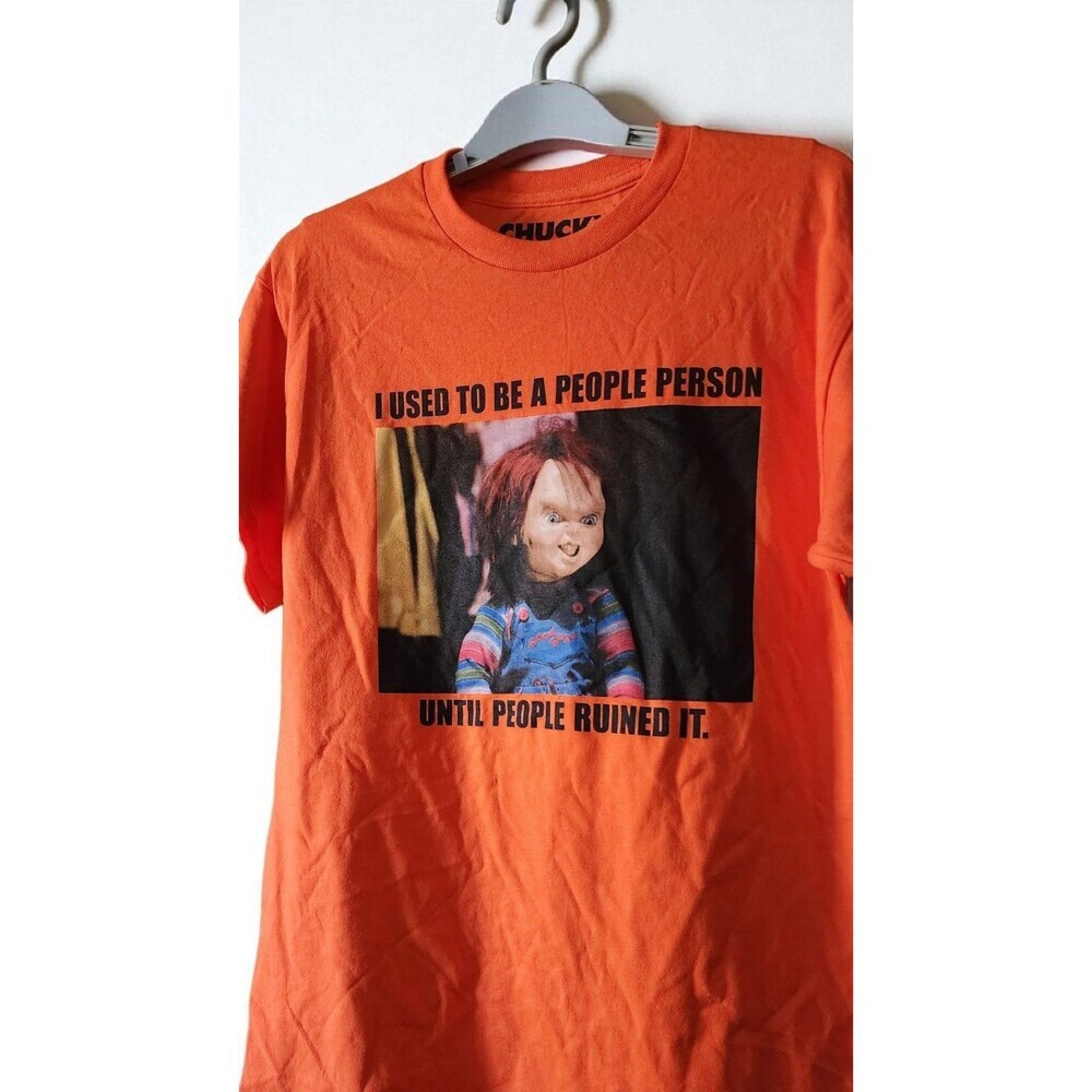Official New Chucky Good Guy Graphic Horror Tee‎ Shirt Medium Excellent D25 Nice